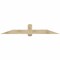 Ekena Millwork Eugene Rough Sawn Timber Gable Bracket, Douglas Fir, 84"W x 14"H x 6"D x 6"F, 4/12 Pitch GBW084X14X0606EUG00RDF - alternate 1